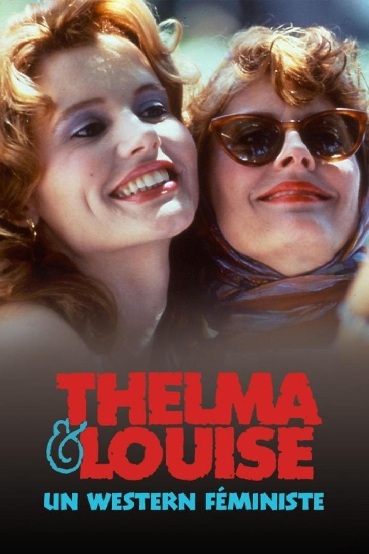 Das Filmplakat für „Thelma & Louise“ zeigt Susan Sarandon und Geena Davis.