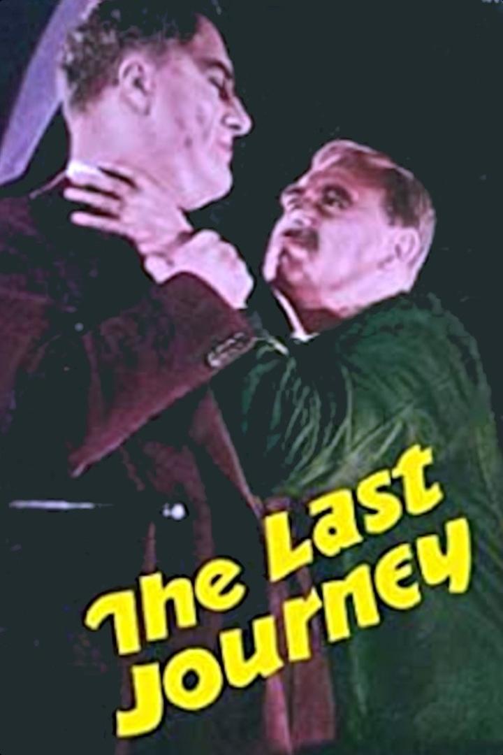 Ein Mann würgt einen anderen Mann auf dem Filmplakat zu „The Last Journey“.