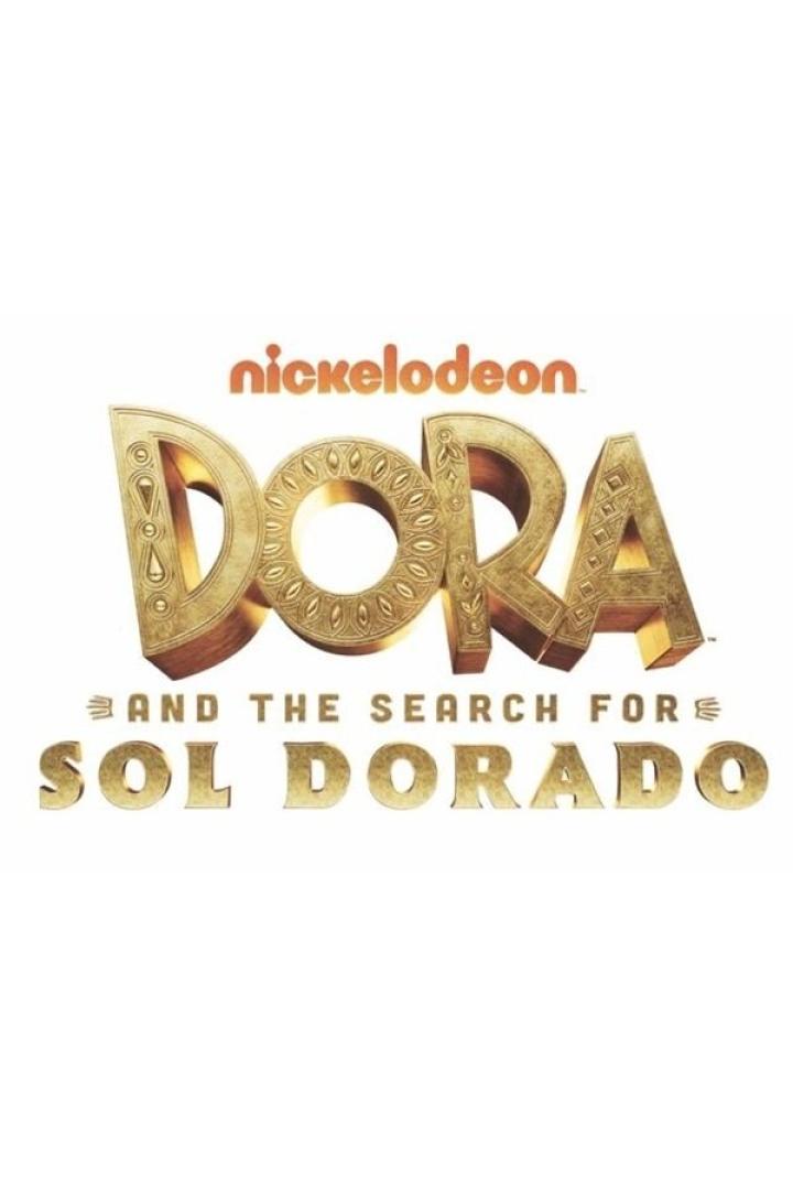 Das Logo für „Dora and the Search for Sol Dorado“ von Nickelodeon.