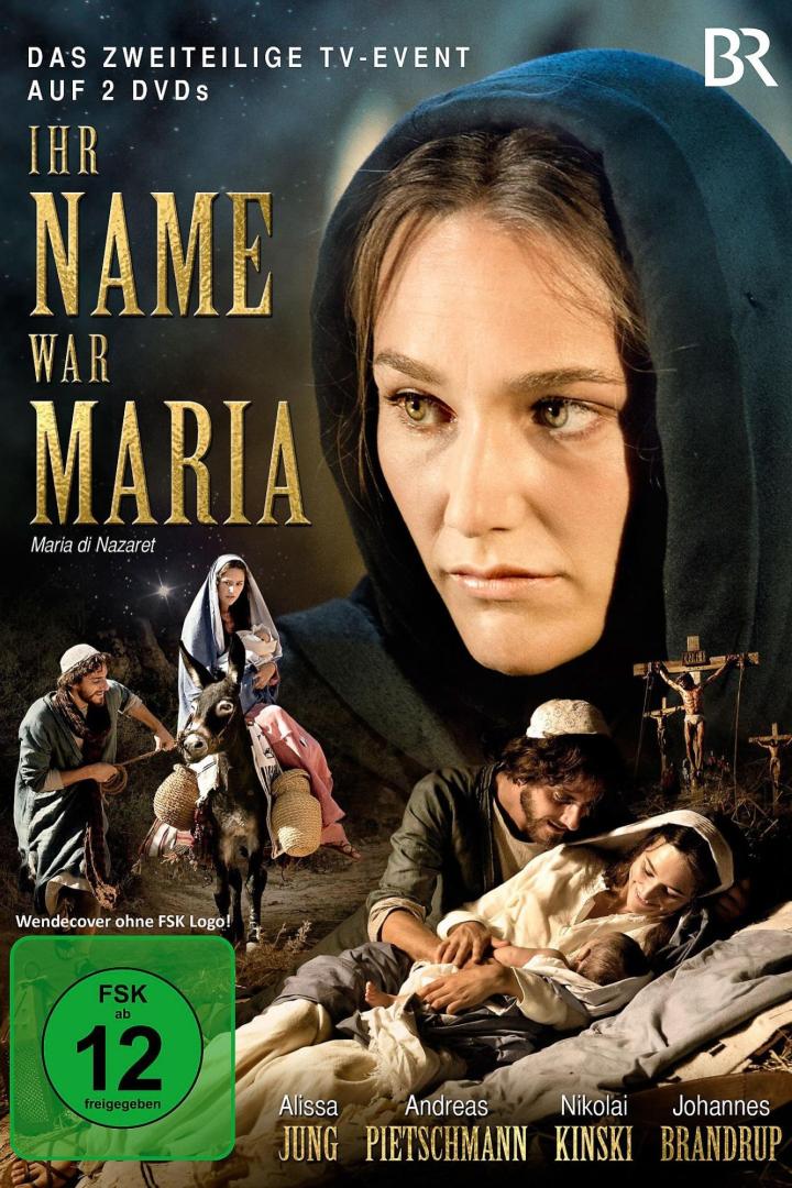 Das Cover des Films „Ihr Name war Maria“ zeigt Maria und Josef mit dem Jesuskind.