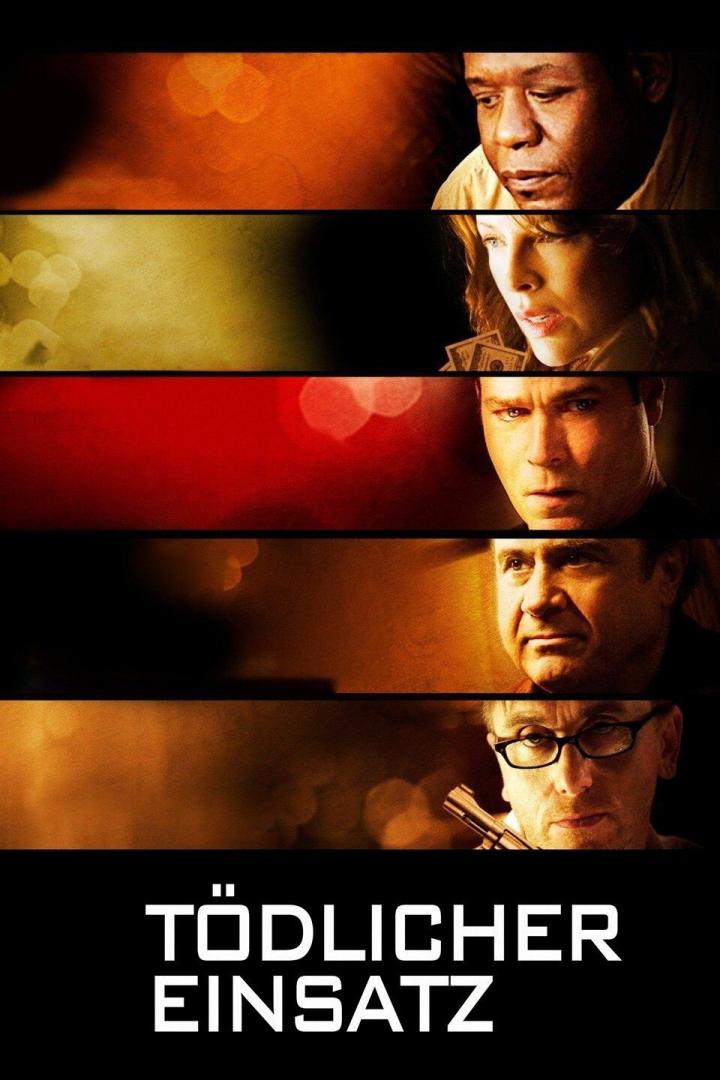 Das Filmplakat für „Tödlicher Einsatz“ zeigt die Gesichter der Hauptdarsteller.