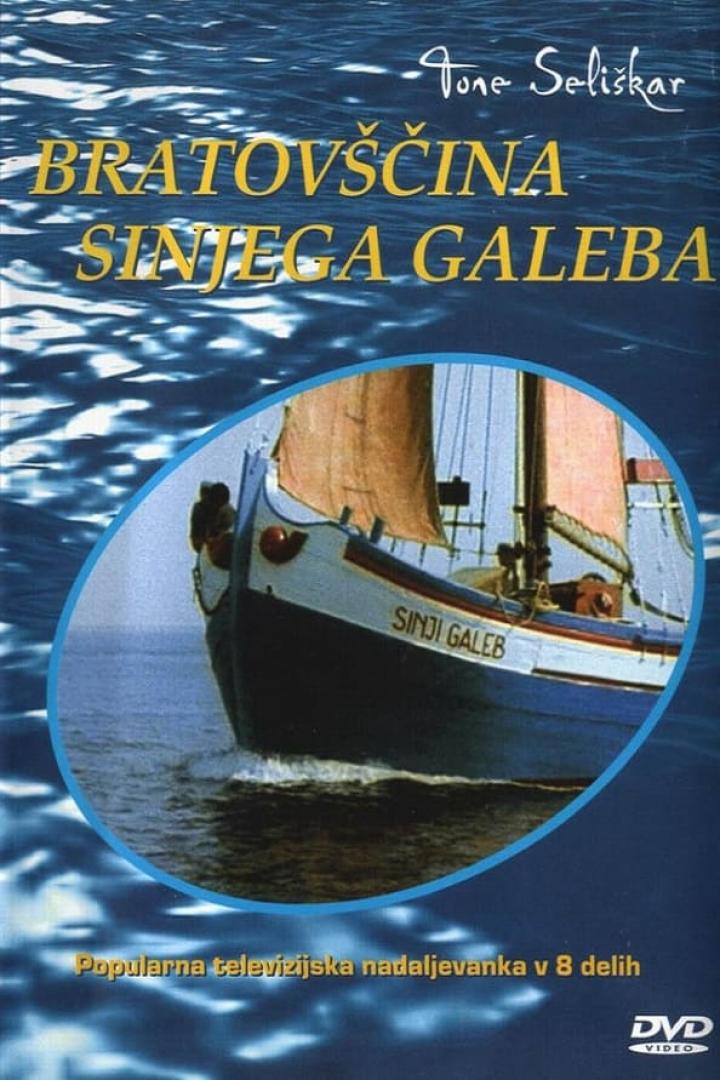 Das Cover der DVD „Bratovščina Sinjega Galeba“ zeigt ein Segelschiff namens Sinji Galeb.