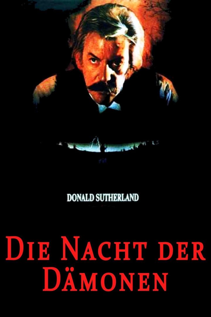 Das Filmplakat für „Die Nacht der Dämonen“ zeigt Donald Sutherland.