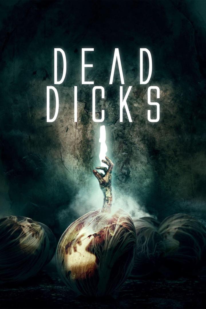 Das Filmplakat für „Dead Dicks“ zeigt eine Hand, die aus einem Ei ragt.