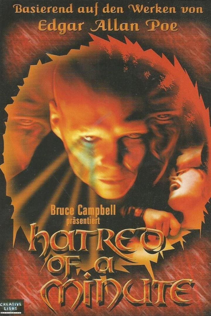 Das Filmplakat für „Hatred of a Minute“, basierend auf Werken von Edgar Allan Poe, präsentiert von Bruce Campbell.