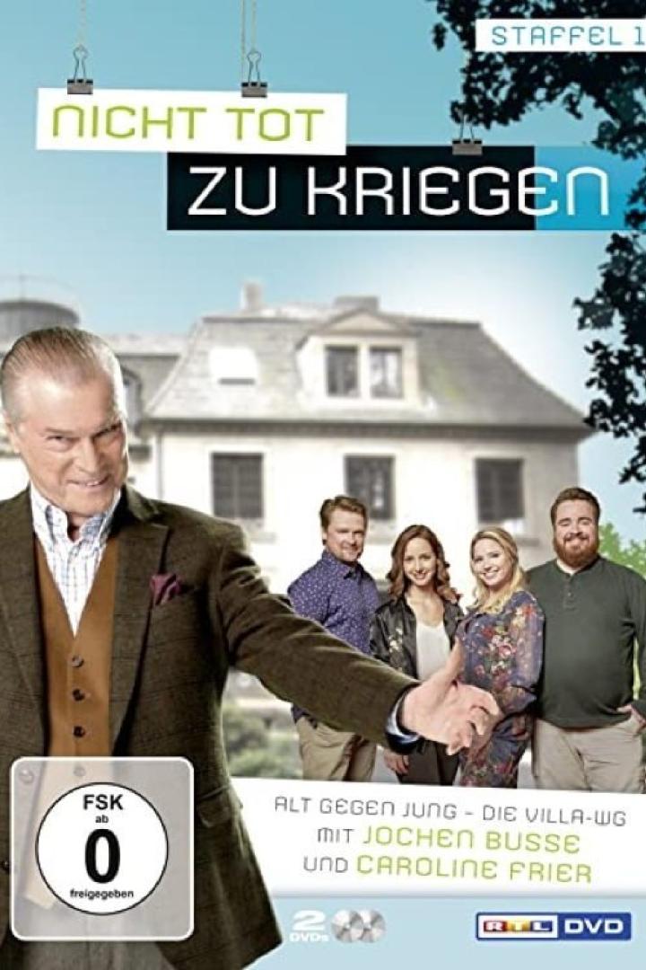 Das DVD-Cover von „Nicht tot zu kriegen“ mit Jochen Busse und Caroline Frier.