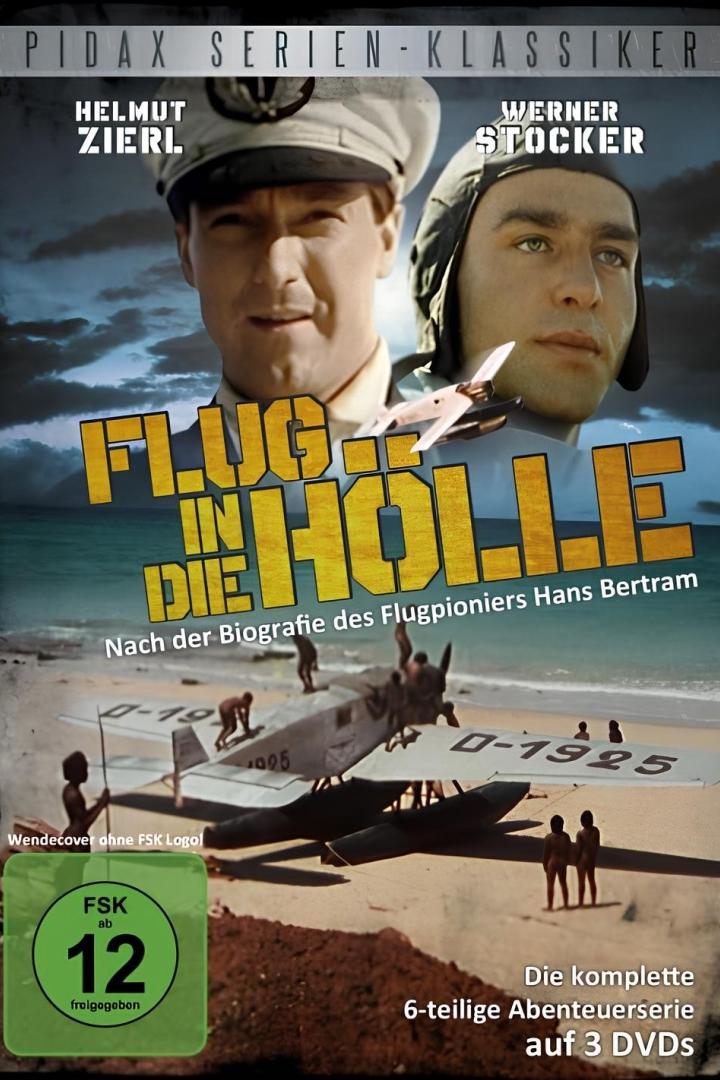 Das Cover der DVD „Flug in die Hölle“ mit Helmut Zierl und Werner Stocker.
