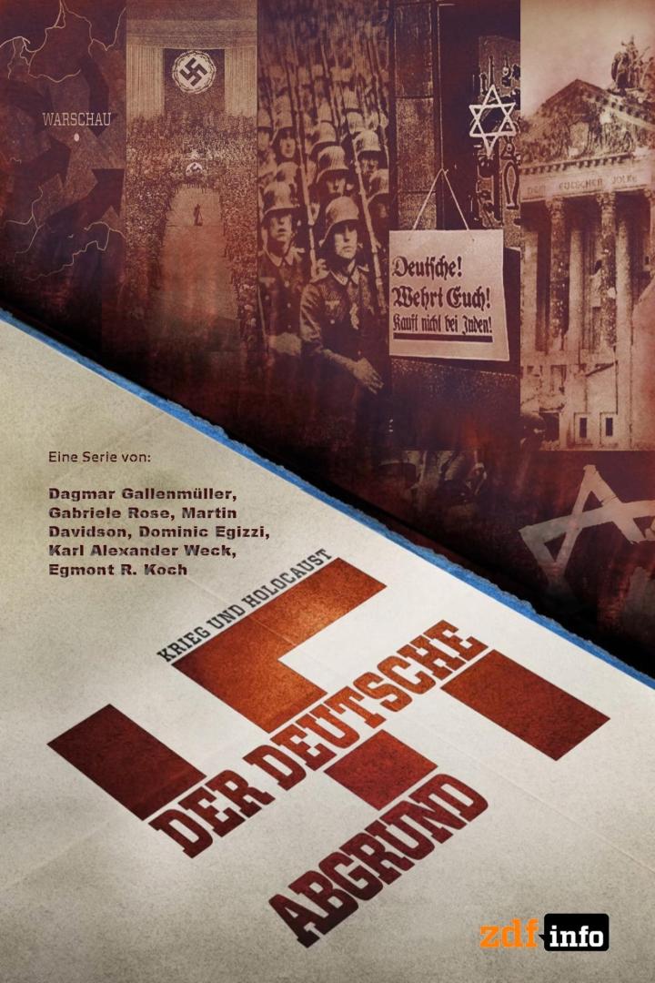 Das Cover der Dokumentarreihe „Der deutsche Abgrund“ über Krieg und Holocaust.