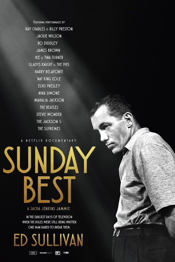 Das Filmplakat für die Netflix-Dokumentation „Sunday Best“ über Ed Sullivan.