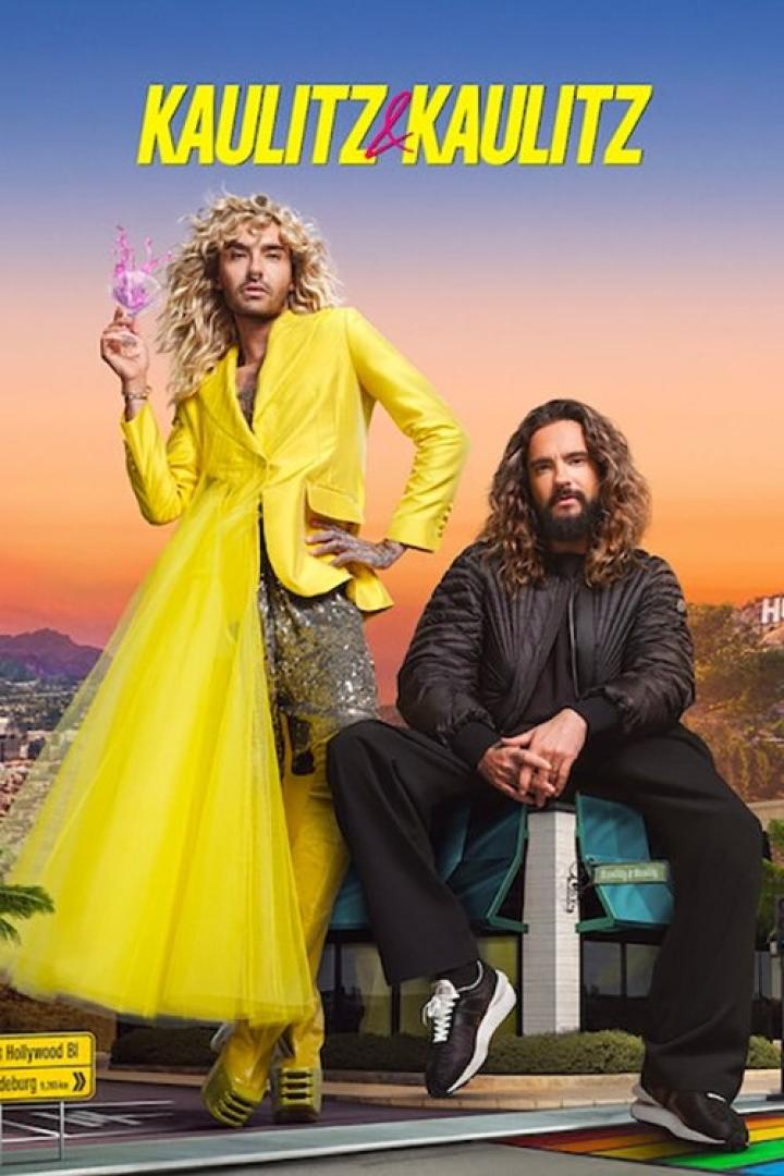 Das Cover von „Kaulitz & Kaulitz“ zeigt Bill und Tom Kaulitz vor einem Sonnenuntergang in Los Angeles.