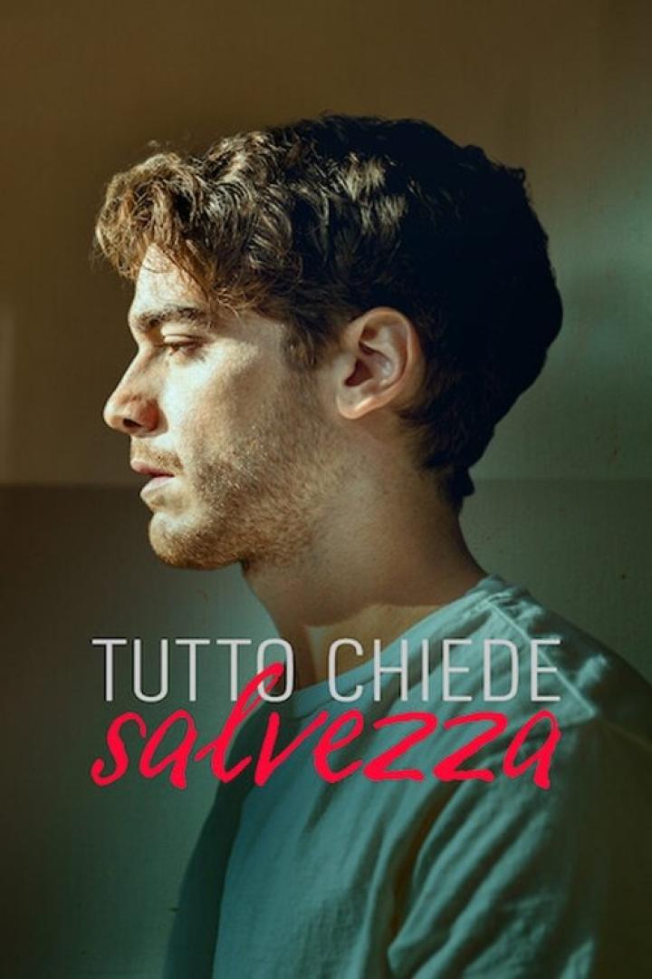 Ein Porträt des Schauspielers Federico Cesari für die Netflix-Serie „Tutto chiede salvezza“.