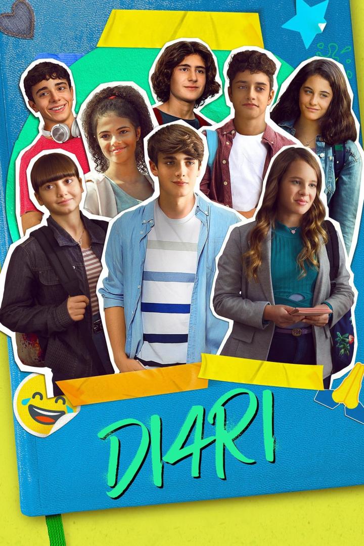 Das Cover der italienischen Fernsehserie „Di4ri“ mit den jungen Darstellern.