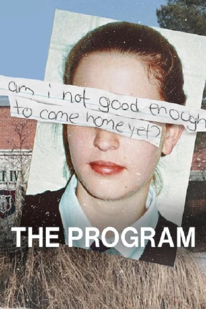 Das Filmplakat für „The Program“ zeigt ein Mädchen mit einem Zettel über den Augen, auf dem steht: „Bin ich nicht gut genug, um schon nach Hause zu kommen?“.