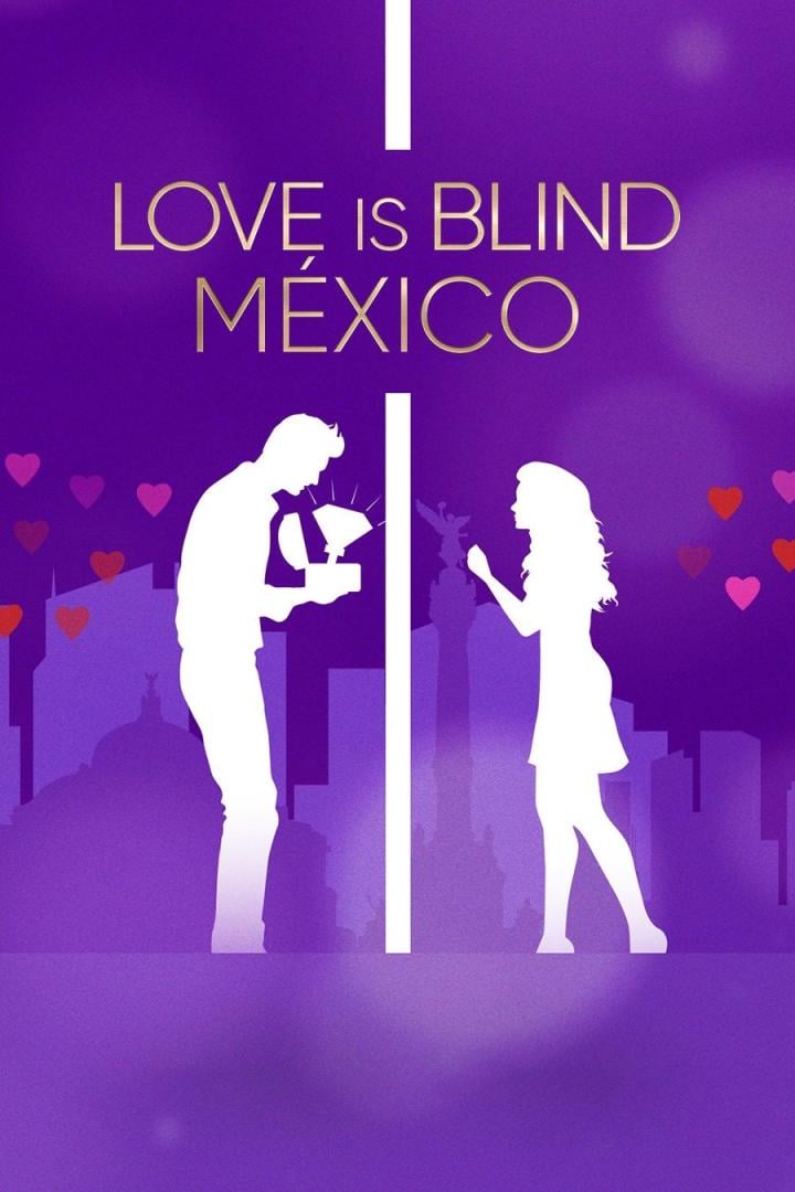 Werbeplakat für die mexikanische Version der Datingshow „Liebe macht blind“.