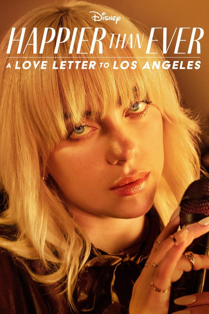 Das Filmplakat für „Happier Than Ever: A Love Letter to Los Angeles“ mit Billie Eilish.