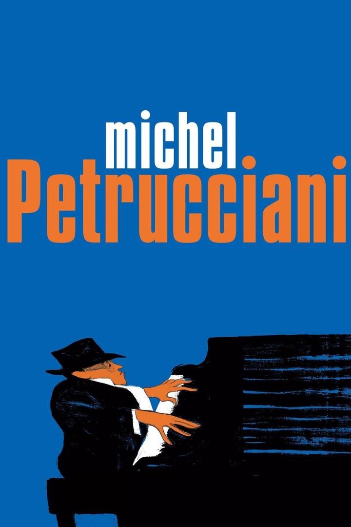 Illustration von Michel Petrucciani am Klavier.