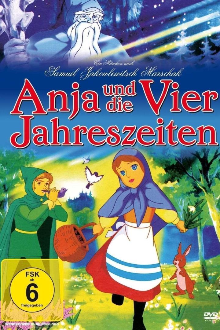 Das Cover des Films „Anja und die vier Jahreszeiten“ nach Samuil Jakowlewitsch Marschak.