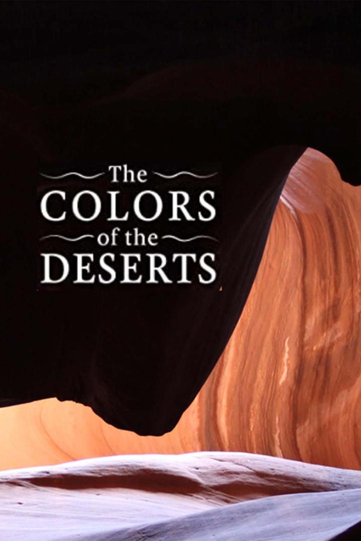 Das Innere einer Schlucht mit dem Titel „The Colors of the Deserts“.