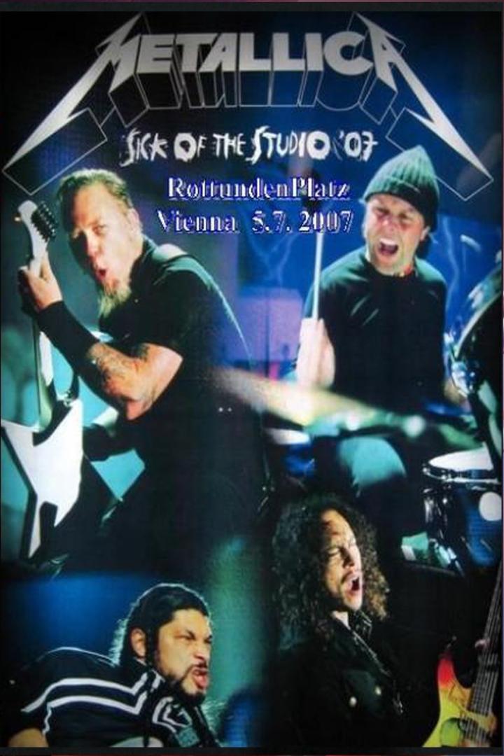 Die Band Metallica tritt 2007 in Wien auf.