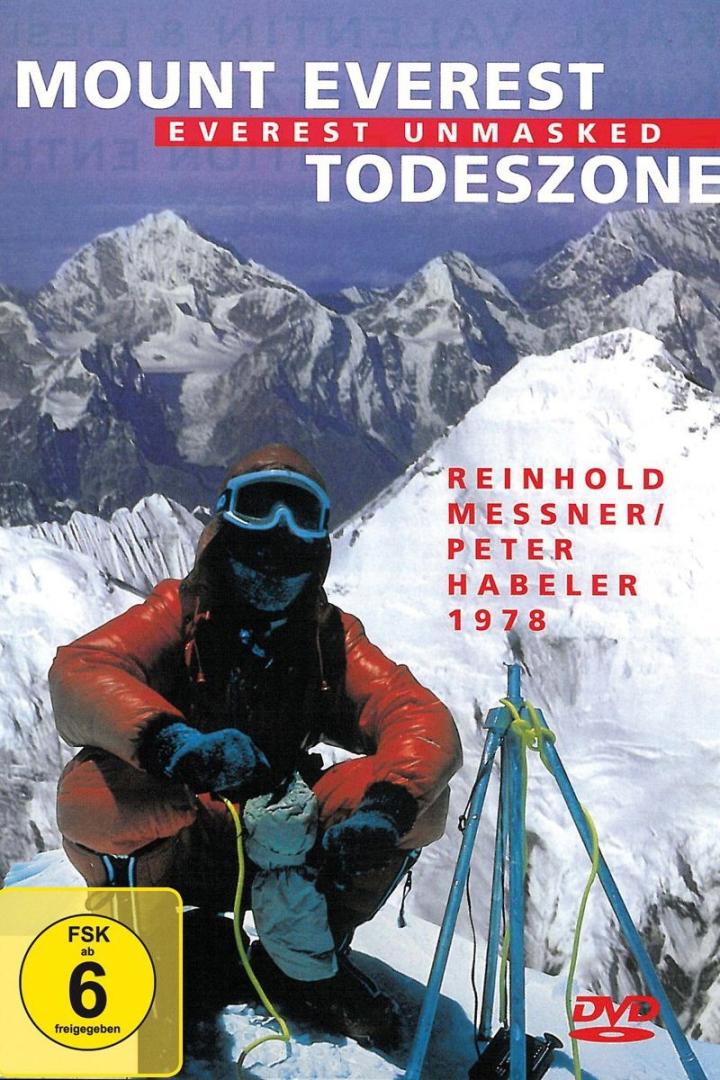 Das Cover des Films „Mount Everest – Todeszone“ mit Reinhold Messner und Peter Habeler, 1978.