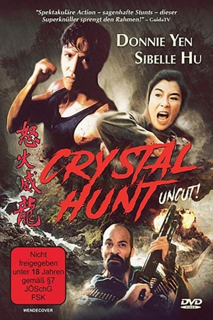 Das Cover des Films „Crystal Hunt“ mit Donnie Yen und Sibelle Hu.