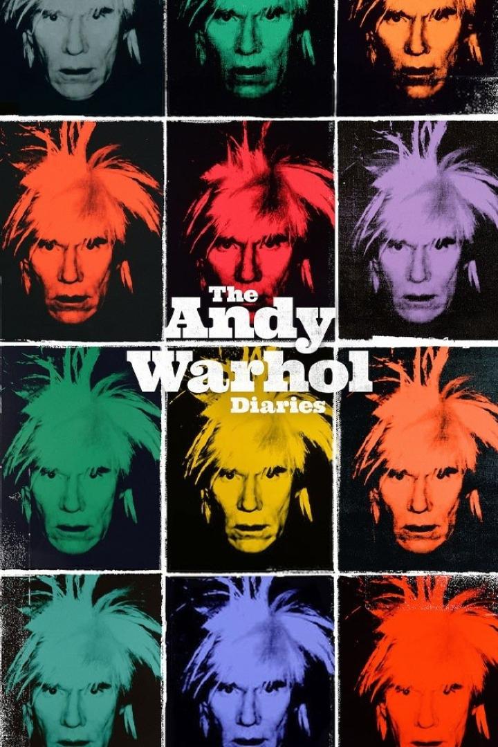 Das Cover von „The Andy Warhol Diaries“ zeigt ein Porträt Warhols in verschiedenen Farben.