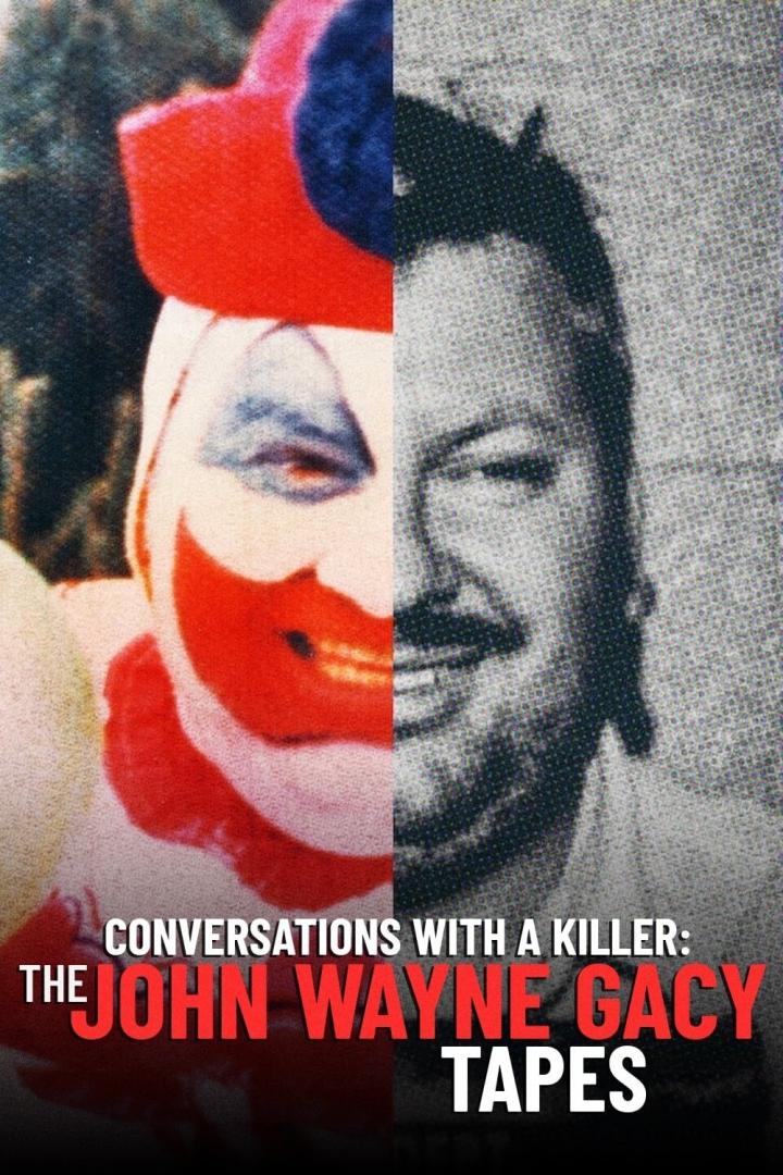 Das Cover der Dokumentation „Gespräche mit einem Mörder: Die John Wayne Gacy Tonbänder“.