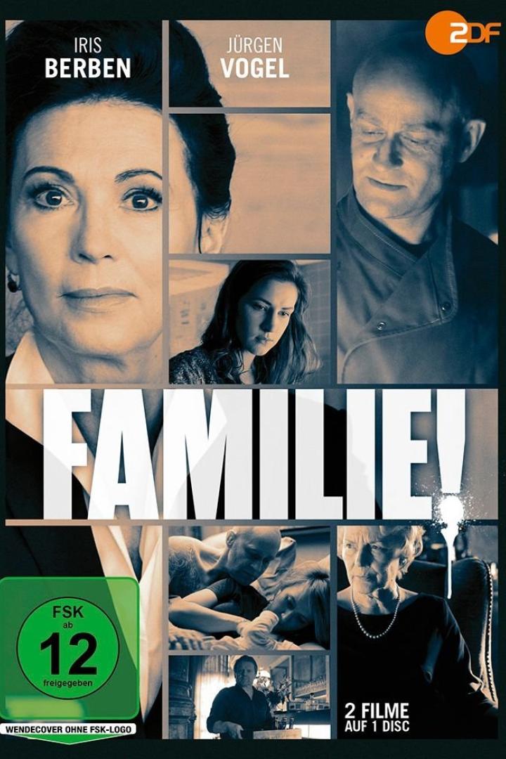 Das Cover der DVD „Familie!“ mit Iris Berben und Jürgen Vogel.