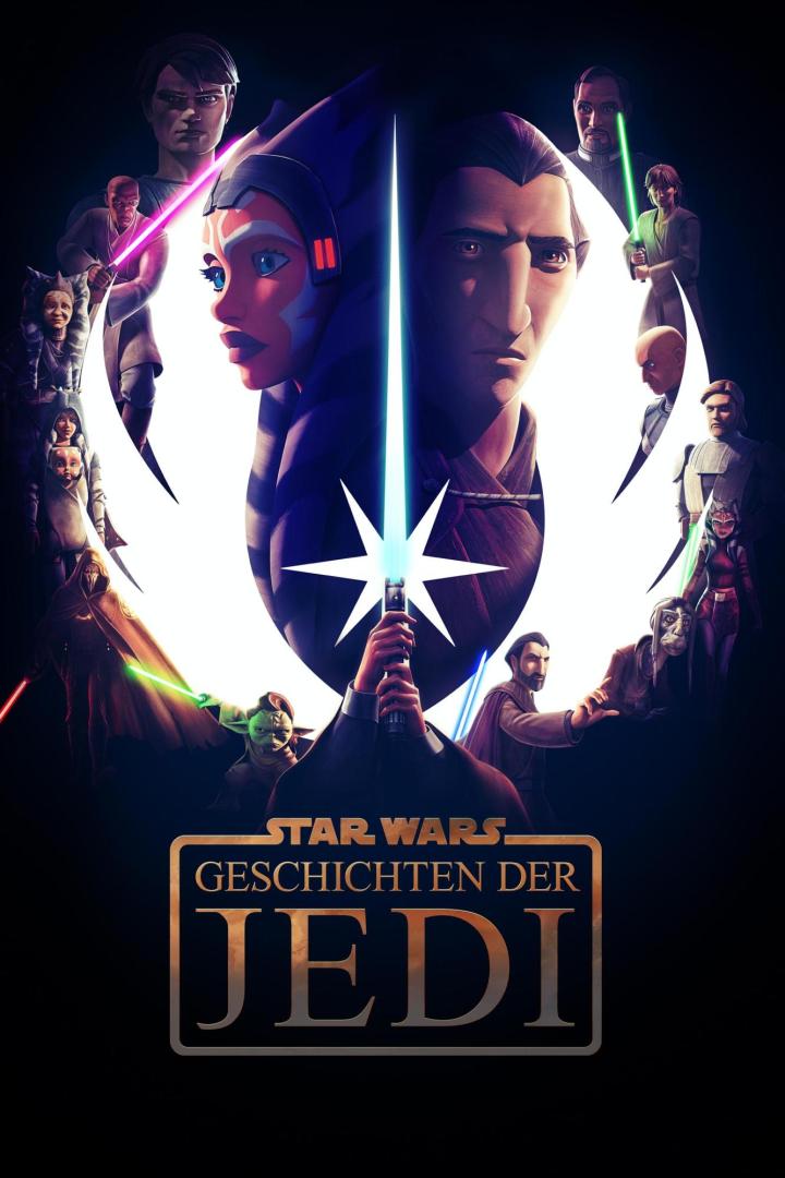 Das Poster für „Star Wars: Geschichten der Jedi“ zeigt verschiedene Jedi-Charaktere.