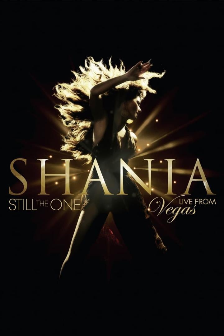 Werbeplakat für „Shania: Still the One Live From Vegas“ mit Shania Twain.