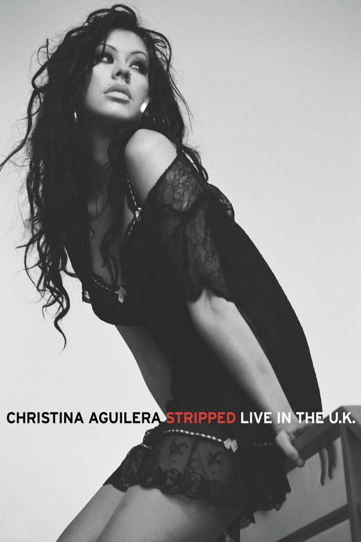 Christina Aguilera, aufgenommen während ihres „Stripped Live in the U.K.“-Auftritts.