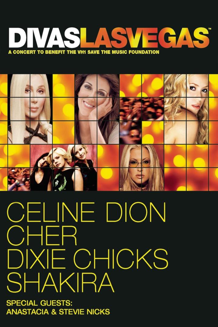 Das Cover des „Divas Las Vegas“-Konzerts mit Celine Dion, Cher, Dixie Chicks, Shakira, Anastacia und Stevie Nicks.