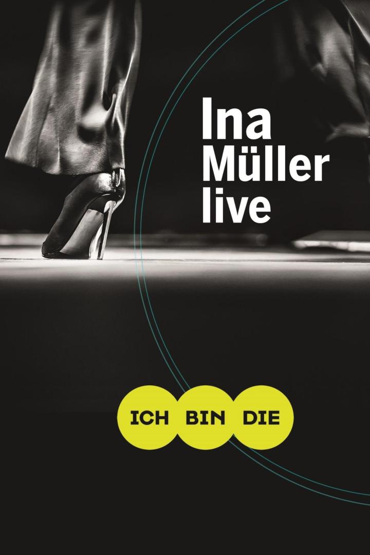 Das Cover der Live-Tour von Ina Müller zeigt Beine und hochhackige Schuhe.