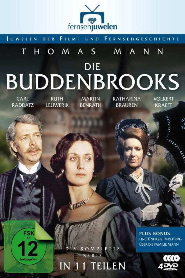 Das DVD-Cover von „Die Buddenbrooks“ mit Carl Raddatz, Ruth Leuwerik, Martin Benrath, Katharina Brauren und Volkert Kraeft.