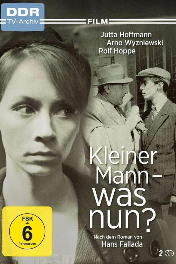 Das Cover des Films „Kleiner Mann – was nun?“ mit Jutta Hoffmann, Arno Wyzniewski und Rolf Hoppe.