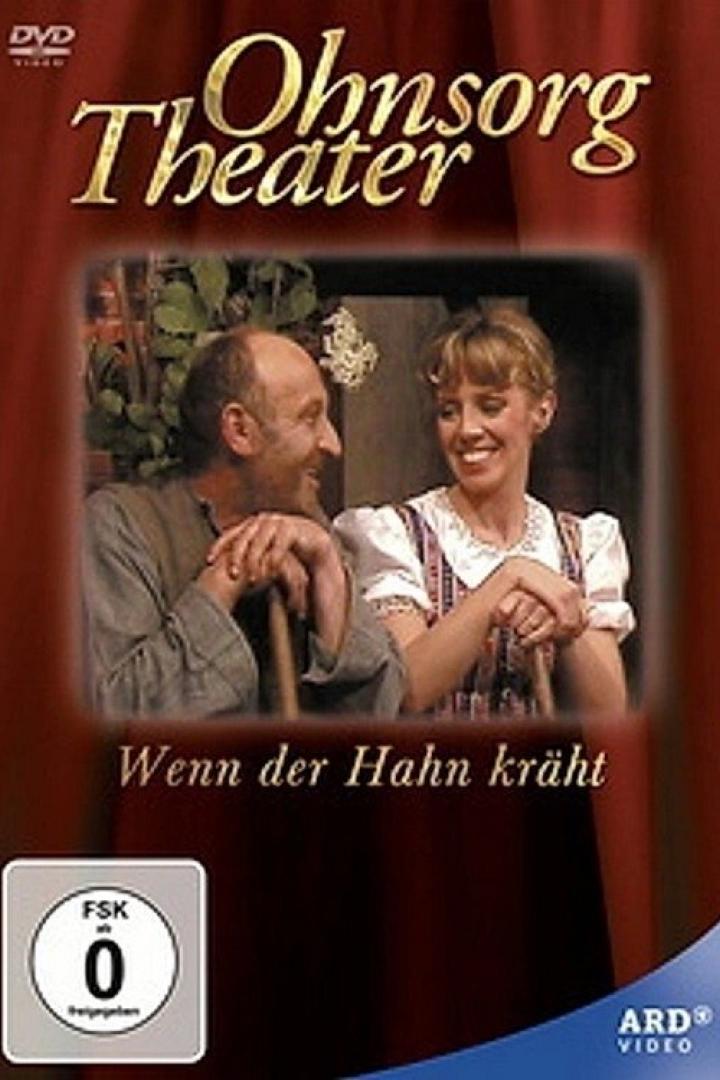 DVD-Cover des Ohnsorg-Theaters mit dem Titel „Wenn der Hahn kräht“.