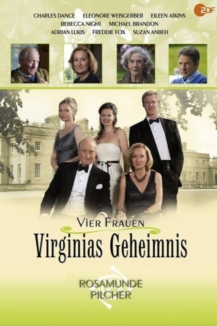 Das Filmplakat zu „Vier Frauen und Virginias Geheimnis“ mit den Hauptdarstellern.