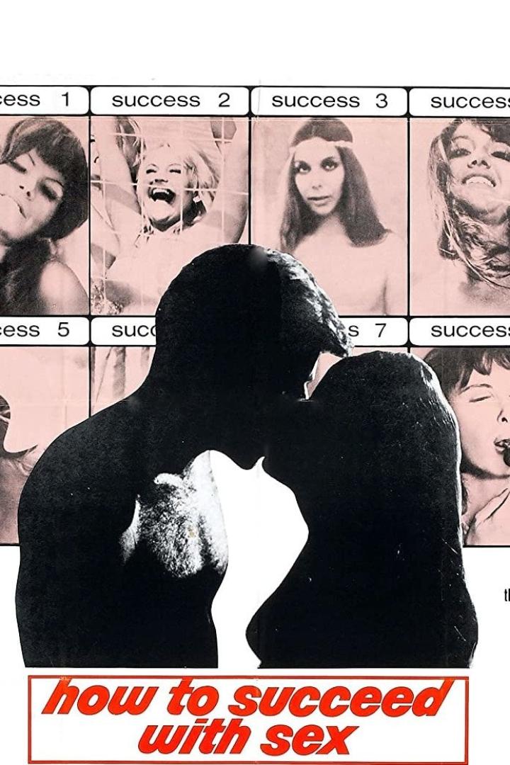 Das Cover des Films „How to Succeed with Sex“ zeigt die Silhouette eines Paares vor Frauenporträts.