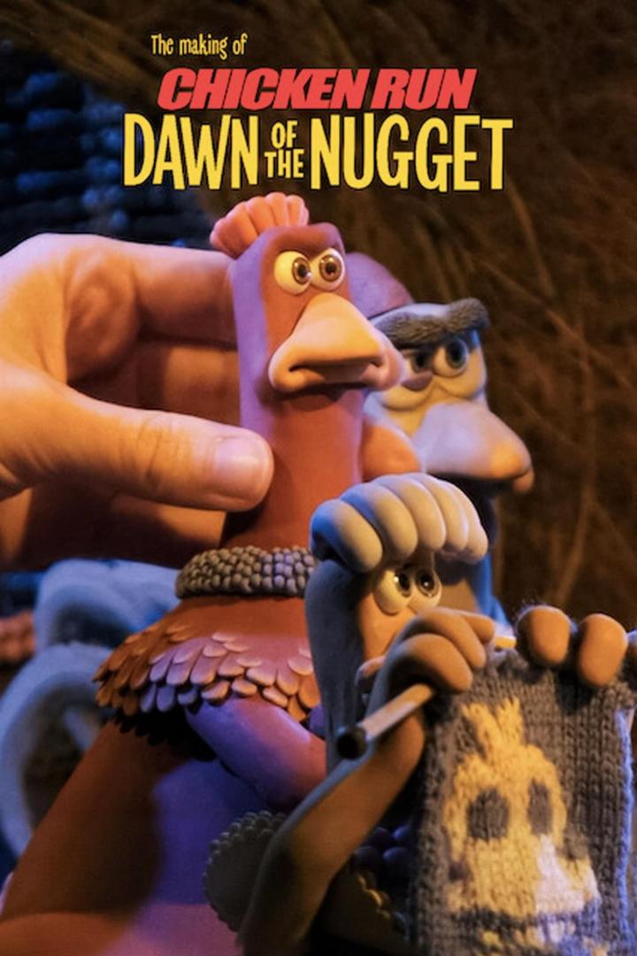 Knetfiguren aus „Chicken Run: Dawn of the Nugget“ werden animiert.
