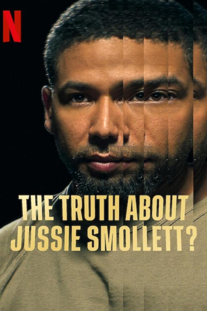 Das Filmplakat für „The Truth About Jussie Smollett?“ auf Netflix zeigt Jussie Smollett.