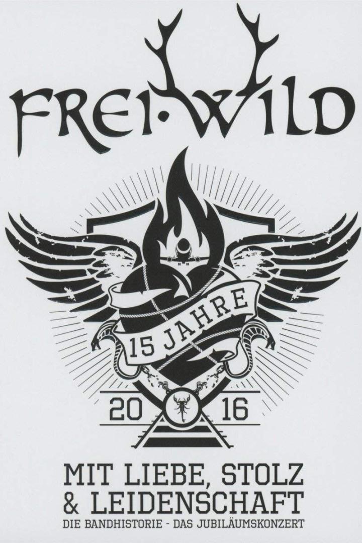 Logo der Band Frei.Wild zum 15-jährigen Jubiläum im Jahr 2016.
