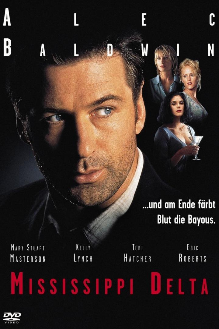 Das Filmplakat für „Mississippi Delta“ zeigt Alec Baldwin und andere Schauspieler.