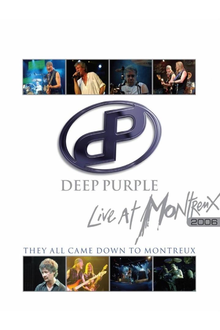 Das Cover des Albums „Deep Purple Live at Montreux 2006“ zeigt die Band in verschiedenen Live-Szenen.