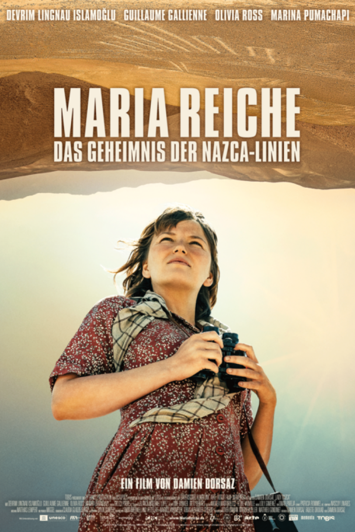 Devrim Lingnau als Maria Reiche auf dem Filmplakat.