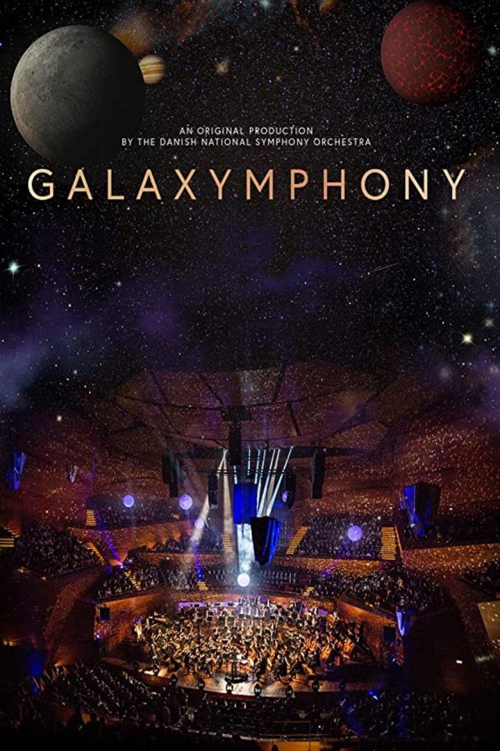 Das dänische Nationalorchester präsentiert „Galaxy Symphony“ vor einem Publikum.