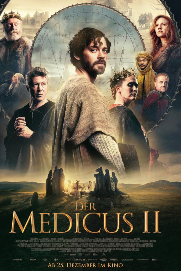 Hauptfiguren aus "Der Medicus 2" auf Filmplakat