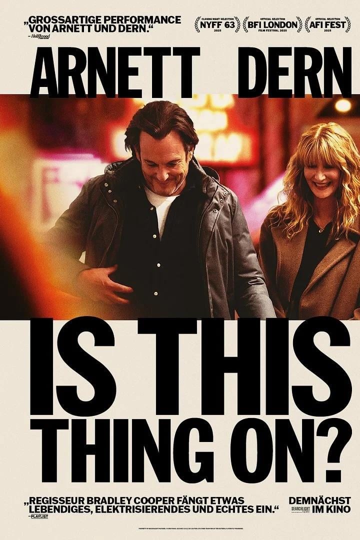 Will Arnett und Laura Dern in ihren Filmrollen auf Plakat