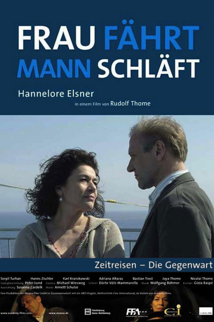 Frau fährt, Mann schläft