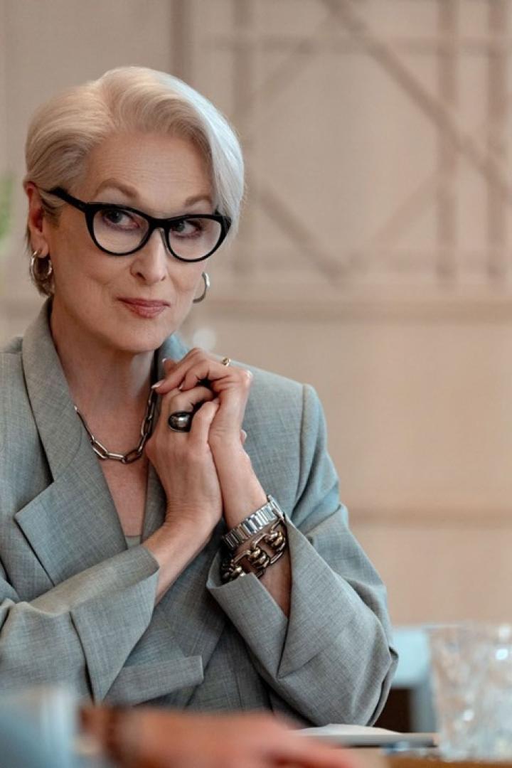 Meryl Streep als streng blickende Miranda Priestly