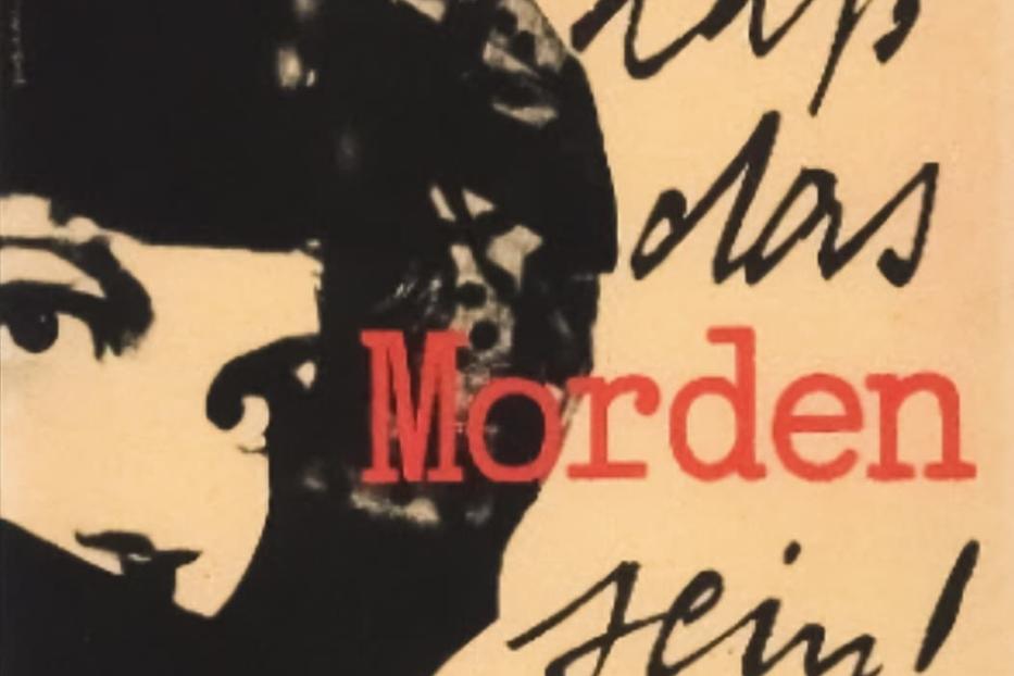 Plakat für den Film „Agatha, laß das Morden sein!“.